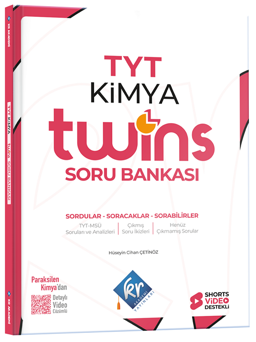 TYT Twins Kimya Soru Bankası KR Akademi Yayınları