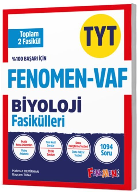 TYT VAF Biyoloji Fasikülleri Seti Fenomen Yayınları