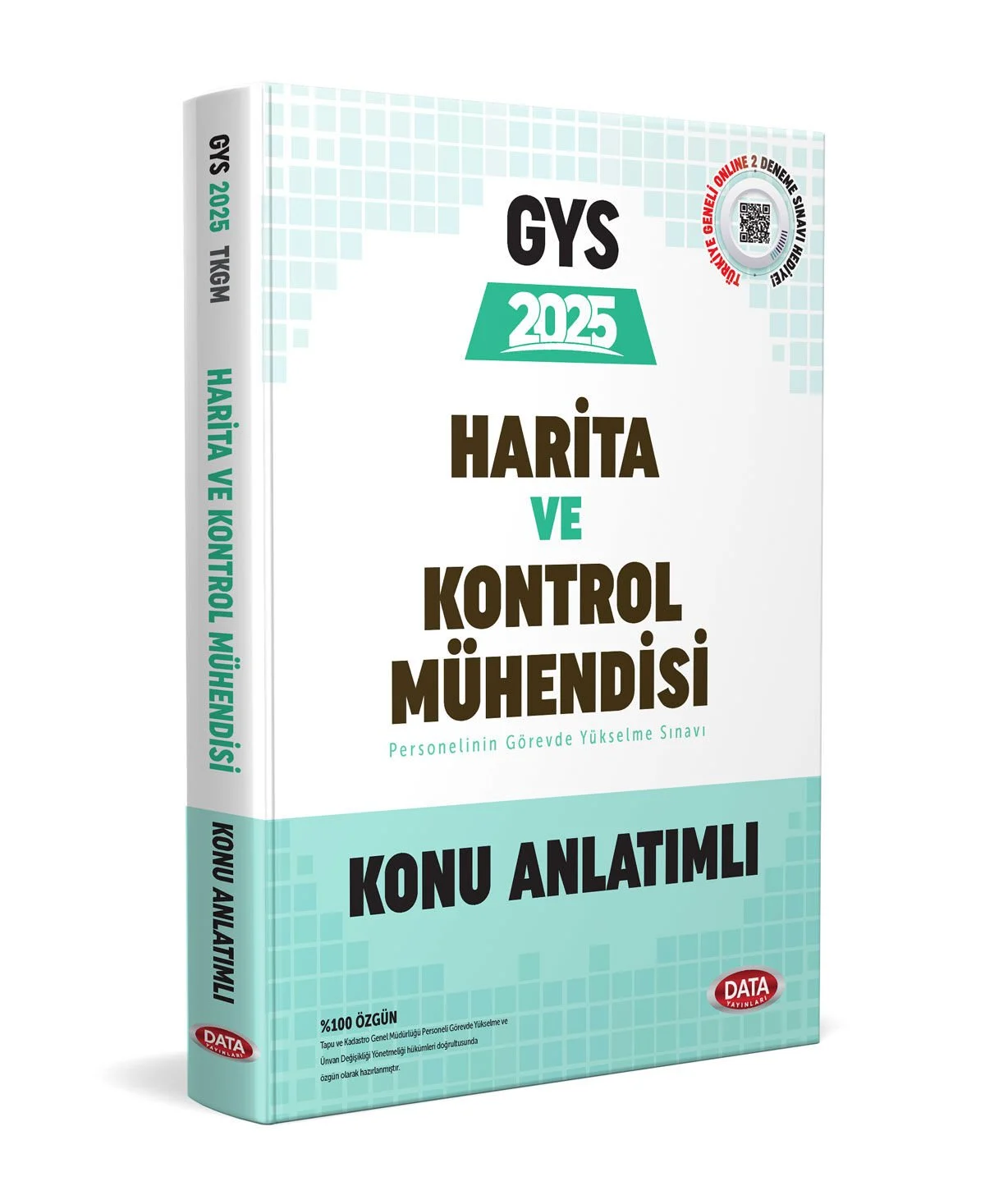 Tapu ve Kadastro Genel Müdürlüğü Harita ve Kontrol Mühendisi Unvan Değişikliği Sınavı Konu Anlatımlı Data Yayınları