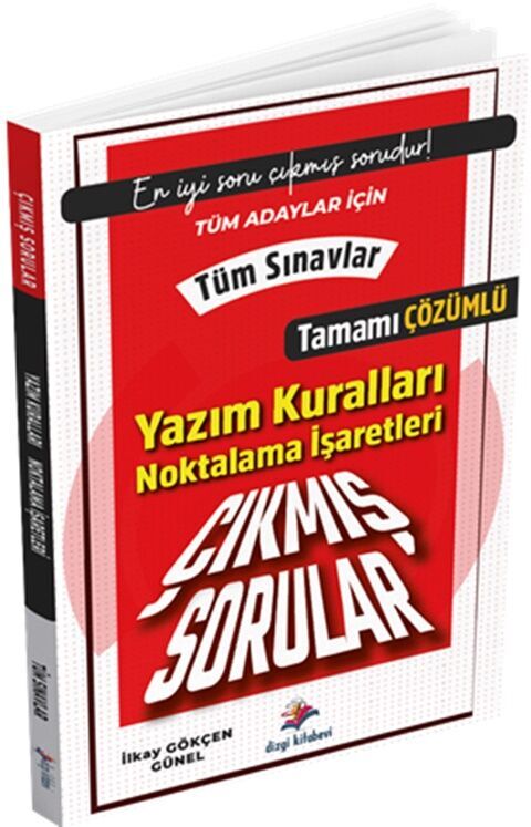 Tüm Sınavlar İçin Yazım Kuralları Noktalama İşaretleri Tamamı Çözümlü Çıkmış Sorular Dizgi Kitap Yayınları