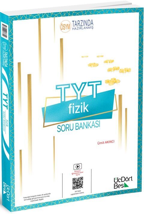 TYT Fizik Soru Bankası ÜçDörtBeş Yayınları