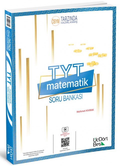 TYT Matematik Soru Bankası ÜçDörtBeş Yayınları