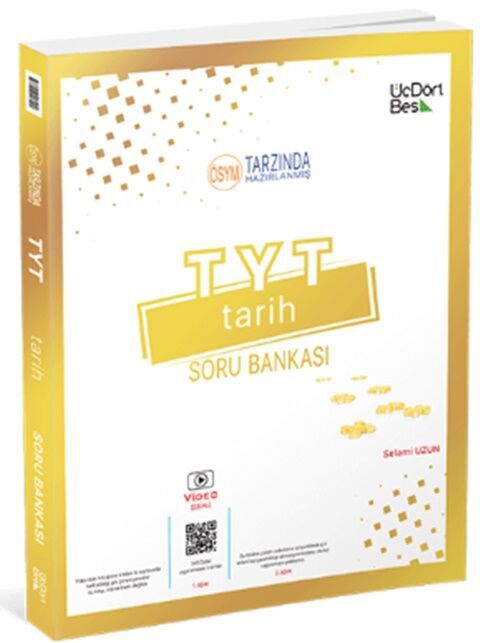 2024 TYT Tarih Soru Bankası ÜçDörtBeş Yayıncılık
