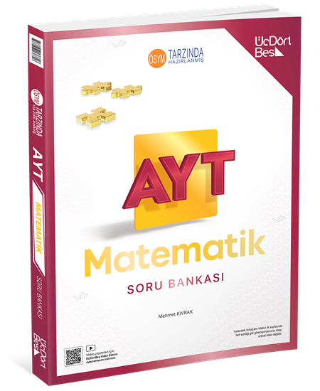 ÜçDörtBeş Yayınları AYT Matematik Soru Bankası ÜçDörtBeş Yayınları
