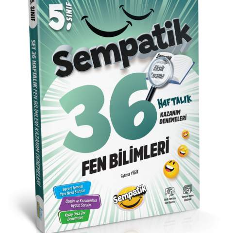 Ünlüler Karması 5. Sınıf Fen Bilimleri 36 Haftalık Kazanım Denemeleri