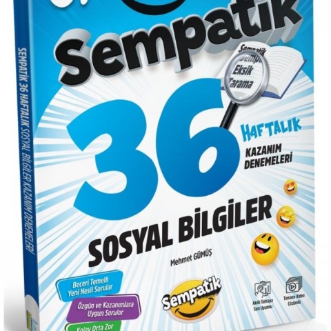 Ünlüler Karması 6. Sınıf Sosyal Bilgiler 36 Haftalık Kazanım Denemeleri Ünlüler Karması Yayınları