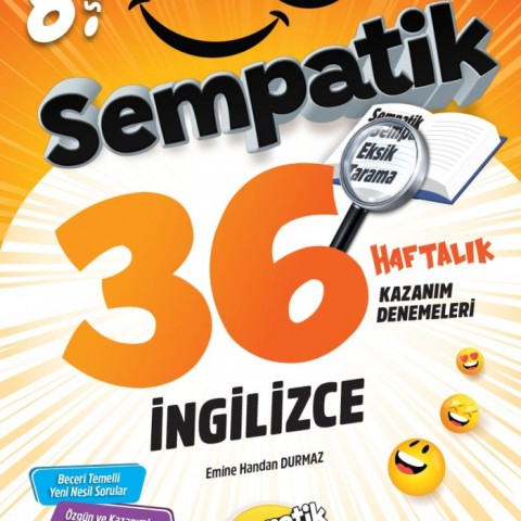 Ünlüler Karması 8. Sınıf İngilizce Sempatik 36 Hafta Kazanım Denemeleri Ünlüler Karması