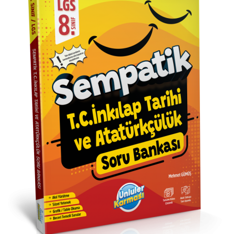 Ünlüler Karması 8. Sınıf T.C. İnkilap Tarihi Sempatik Soru Bankası Ünlüler Karması
