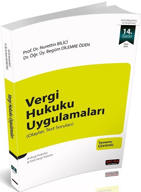 Vergi Hukuku Uygulamaları Savaş Yayınevi