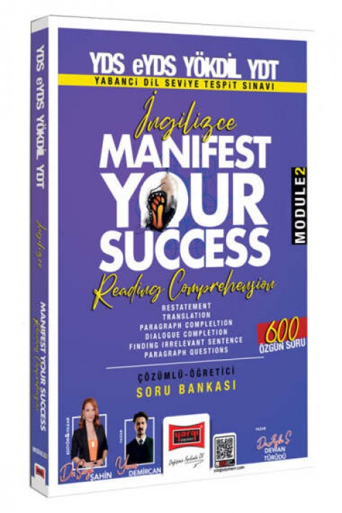 YDS EYDS YÖKDİL YDT İngilizce Manifest Your Success Reading Comprehension Soru Bankası Yargı Yayınları