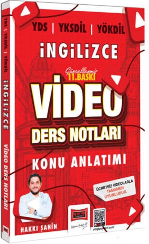 YDS YÖKDİL YKSDİL İngilizce Video Ders Notları 11. Baskı Yargı Yayınları
