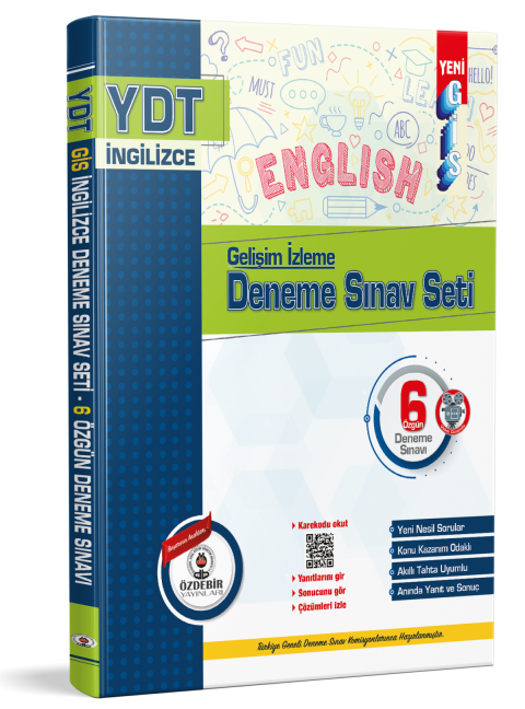 YDT İngilizce Gelişim İzleme 6 lı Deneme Sınavı Özdebir Yayınları