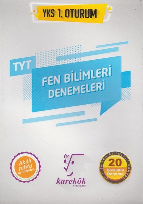 TYT Fen Bilimleri 20 li Denemeleri Karekök Yayınları