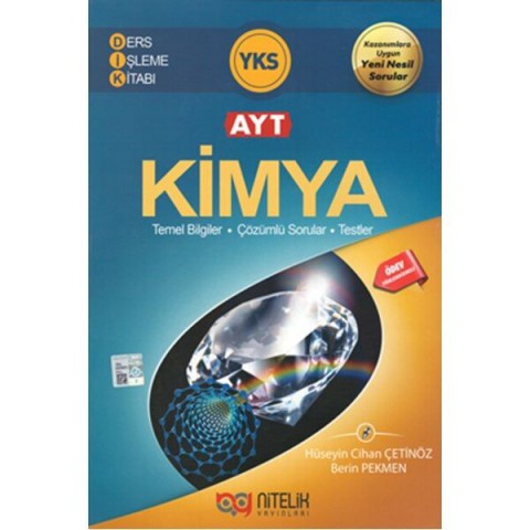 YKS AYT Kimya Ders İşleme Kitabı Nitelik Yayınları