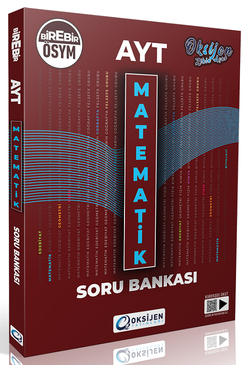 YKS AYT Matematik Soru Bankası Çözümlü Oksijen Yayınları