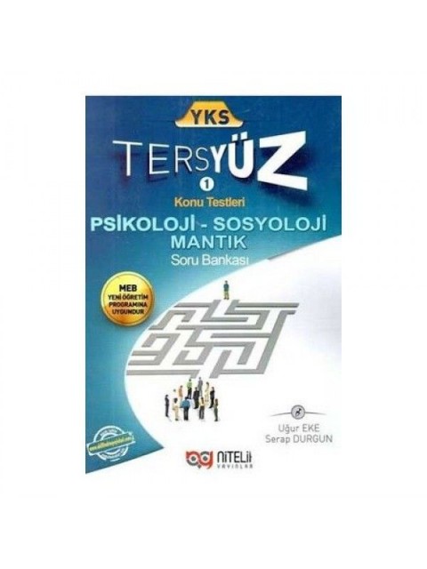 YKS AYT Psikoloji Sosy.Mantık Tersyüz Soru Bankası Nitelik Yayınları