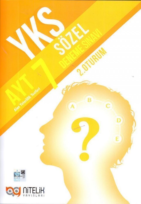 YKS AYT Sözel 7 Deneme Sınavı  2. Oturum  Nitelik Yayınları