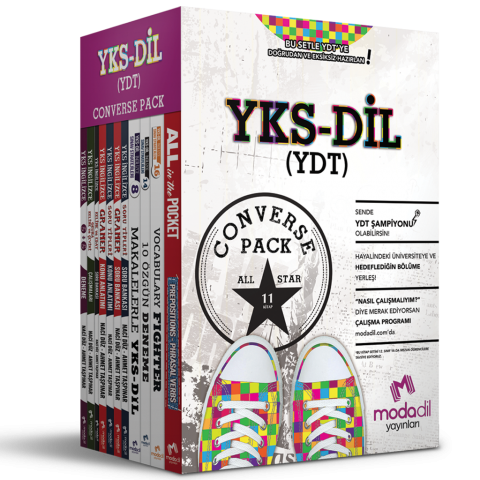 YKS-DİL Converse Pack (11 Kitap) Modadil Yayınları