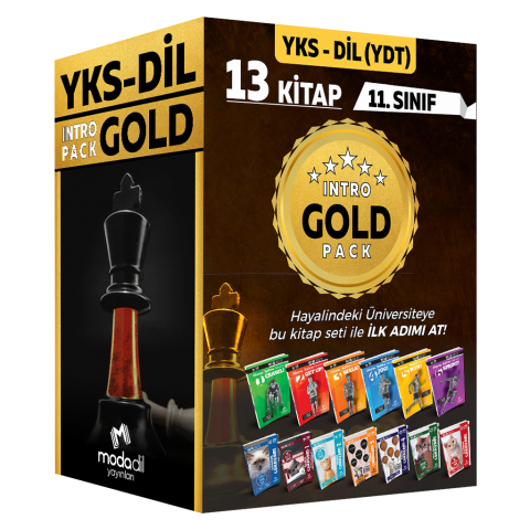 YKS-DİL Intropack - Gold (13 Kitap) Modadil Yayınları