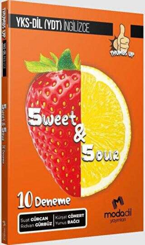 YKS-DİL Thumbs Up - 10 Deneme - Sweet and Sour Modadil Yayınları