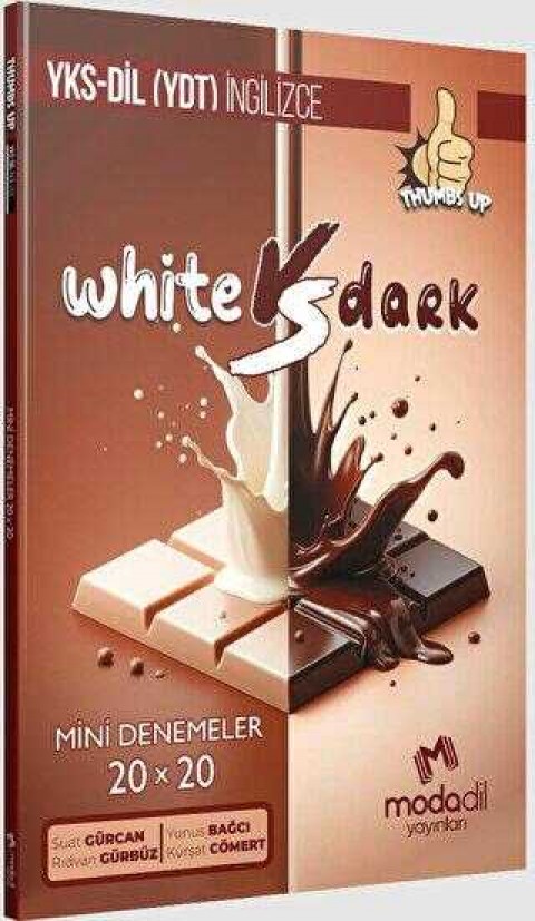 YKS-DİL Thumbs Up - 20x20 Mini Deneme - White VS Dark Modadil Yayınları