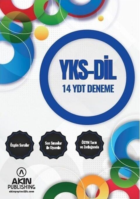 YKS DİL YDT 14 Deneme Akın Publishing Yayınları