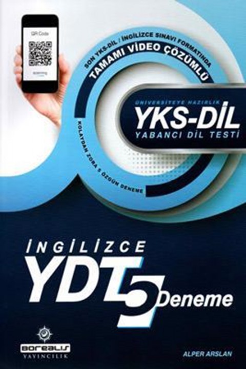 YKS-DİL YDT İngilizce 5 Deneme Borealis Yayınları