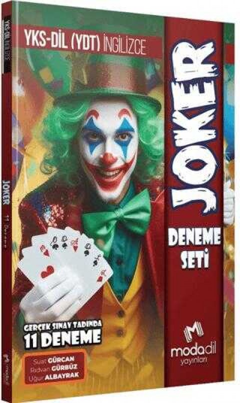 YKS-DİL YDT Joker Deneme Seti - 11 Deneme Modadil Yayınları