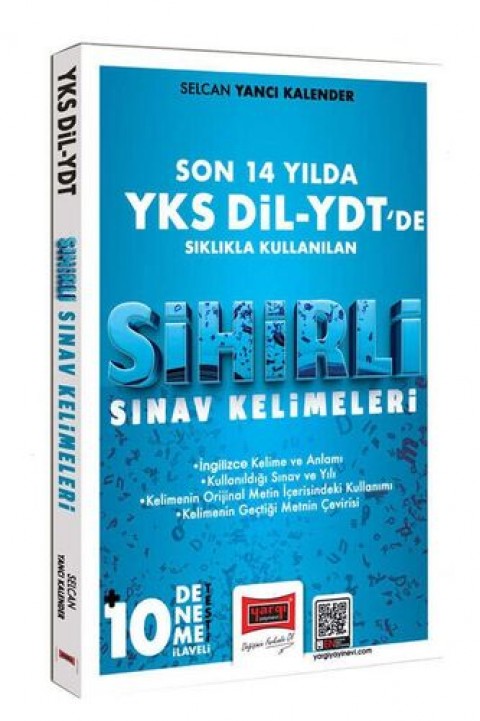 YKS Dil ve YDT İçin Son 14 Yılda Sıklıkla Kullanılan Sihirli Sınav Kelimeleri Yargı Yayınları