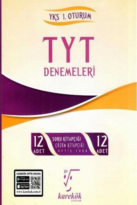 TYT 12 Deneme Karekök Yayınları