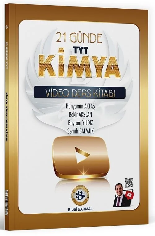 YKS TYT 21 Günde Kimya Video Ders Kitabı Bilgi Sarmal Yayınları