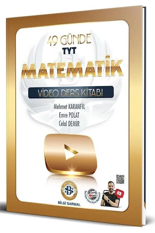 YKS TYT 49 Günde Matematik Video Ders Kitabı Bilgi Sarmal Yayınları