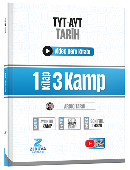 YKS TYT AYT Ardıç Tarih Video Ders Kitabı - Soner Ardıç Zeduva Yayınları