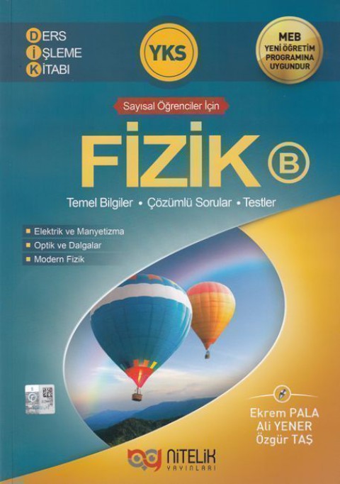 YKS TYT AYT Fizik B Ders İşleme Kitabı Nitelik Yayınları
