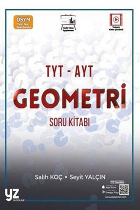 YKS TYT-AYT Geometri Soru Kitabı YZ Yayınları