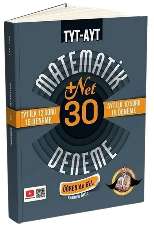 YKS TYT AYT Matematik +30 Net Deneme - Selim Yüksel Bıyıklı Matematik Yayınları
