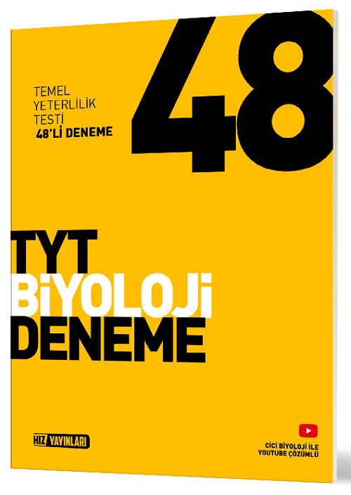 YKS TYT Biyoloji 48 Deneme Hız Yayınları