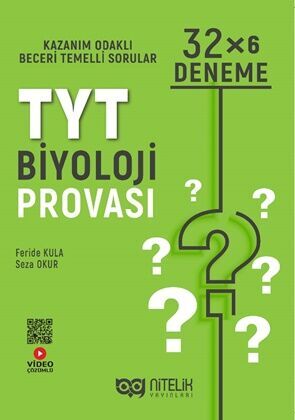 YKS TYT Biyoloji Provası 32 x 6 Deneme Nitelik Yayınları