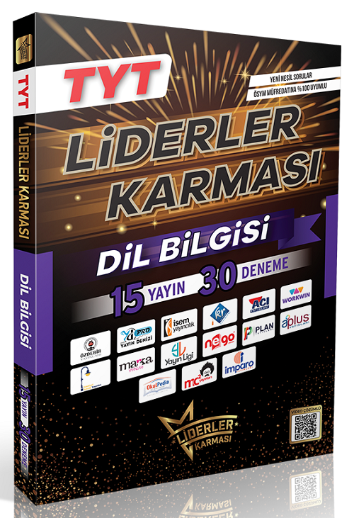YKS TYT Dil Bilgisi 15 Yayın 30 Deneme Çözümlü Liderler Karması