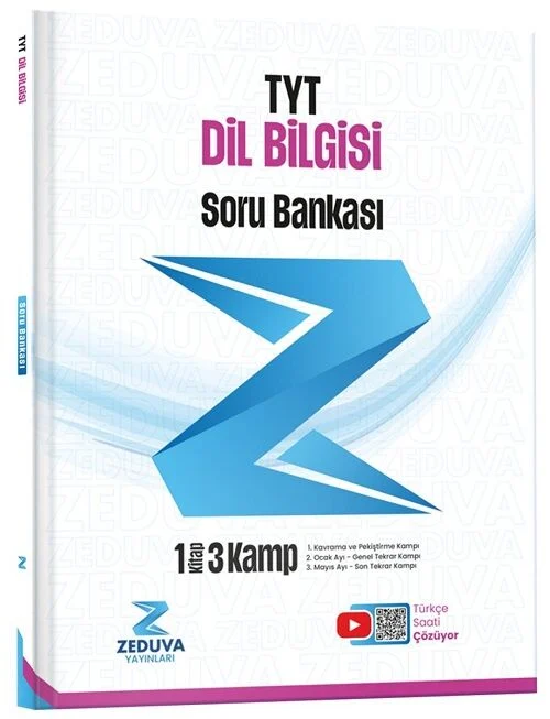 YKS TYT Dil Bilgisi Türkçe Saati Soru Bankası - Öznur Saat Yıldırım Zeduva Yayınları
