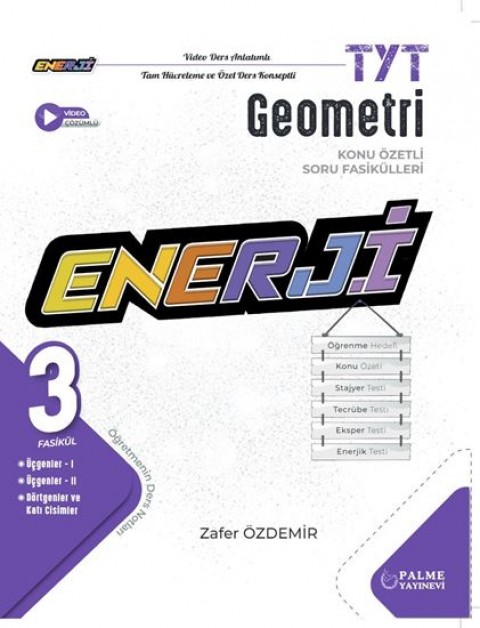 YKS TYT Enerji Geometri Konu Özetli Soru Fasikülleri Palme Yayınları