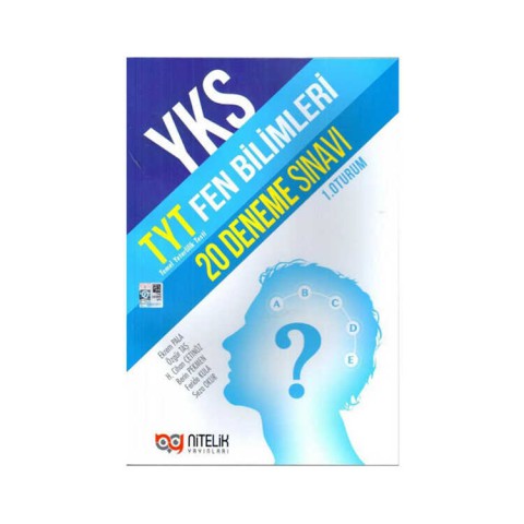 YKS TYT Fen Bilimleri 20 Deneme Sınavı 1.Oturum Nitelik Yayınları