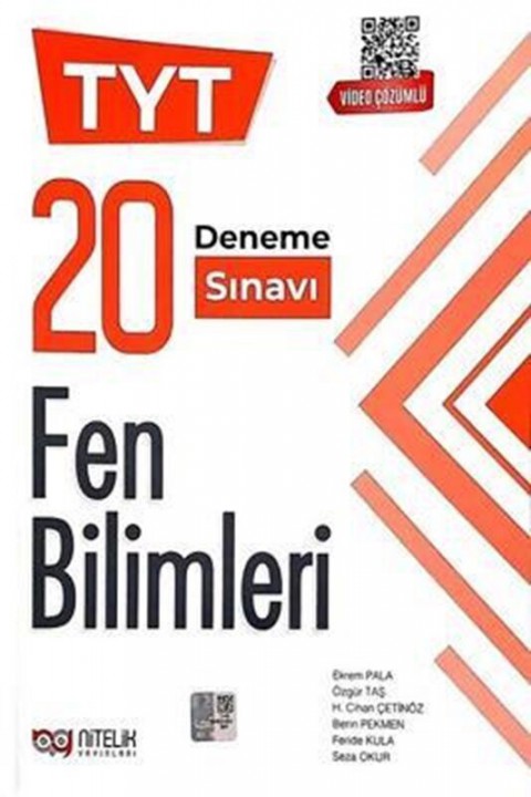 YKS TYT Fen Bilimleri 20 Deneme Sınavı Video Çözümlü Nitelik Yayınları