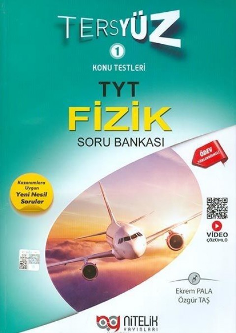 YKS TYT Fizik Tersyüz Soru Kitabı Video Çözümlü Yeşil Kapak Nitelik Yayınları