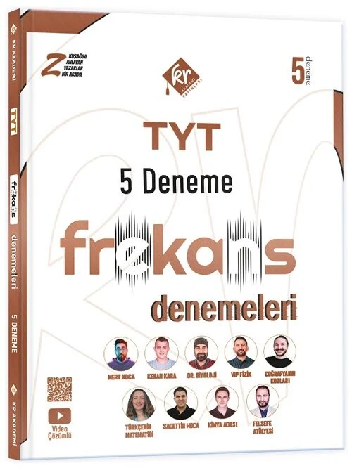 YKS TYT Frekans 5 Deneme Çözümlü KR Akademi Yayınları