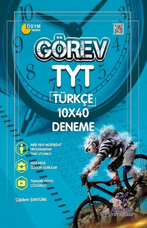 YKS TYT Görev Türkçe 10 x 40 Deneme Armada Yayınları