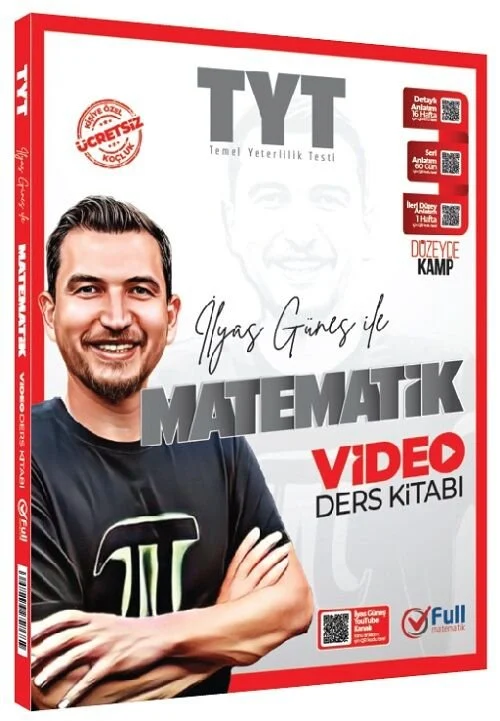 YKS TYT Matematik Video Ders Kitabı - İlyas Güneş Full Matematik Yayınları