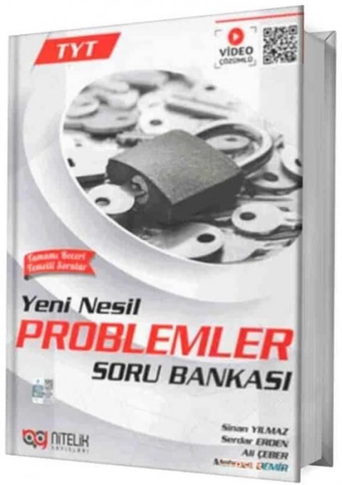 YKS TYT Problemler Soru Bankası Yeni Nesil Video Çözümlü Beyaz Kapak Nitelik Yayınları