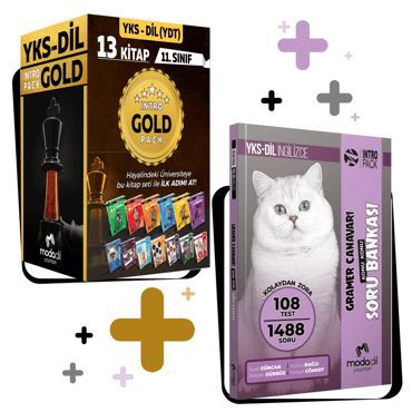YKSDİL INTRO PACK - GOLD PLUS (11. Sınıf Seti) Modadil Yayınları