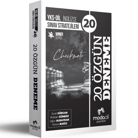 YKSDİL Sınav Stratejileri 20 - Checkmate - 20 Özgün Deneme Modadil Yayınları